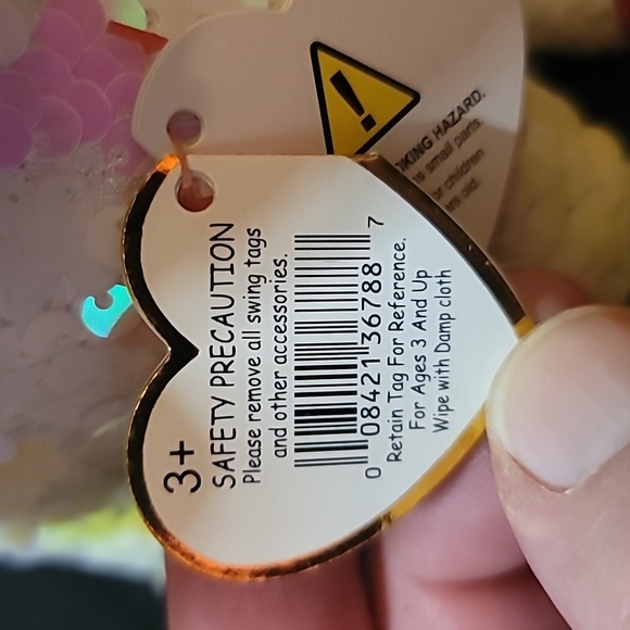 TY Beanie Babies Flippables 9" Medium Stardust Unicorn Plush W/ TAG - Picture 8 of 10